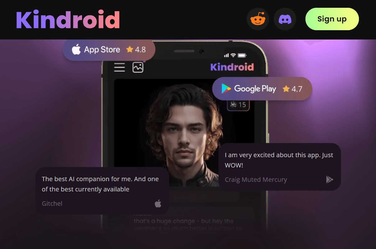 Candy AI Alternative: Kindroid.ai with Customizable Characters