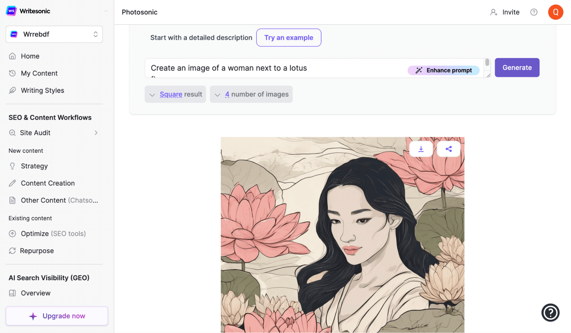 Jasper vs WriteSonic: Create Images From Writesonic's Photosonic