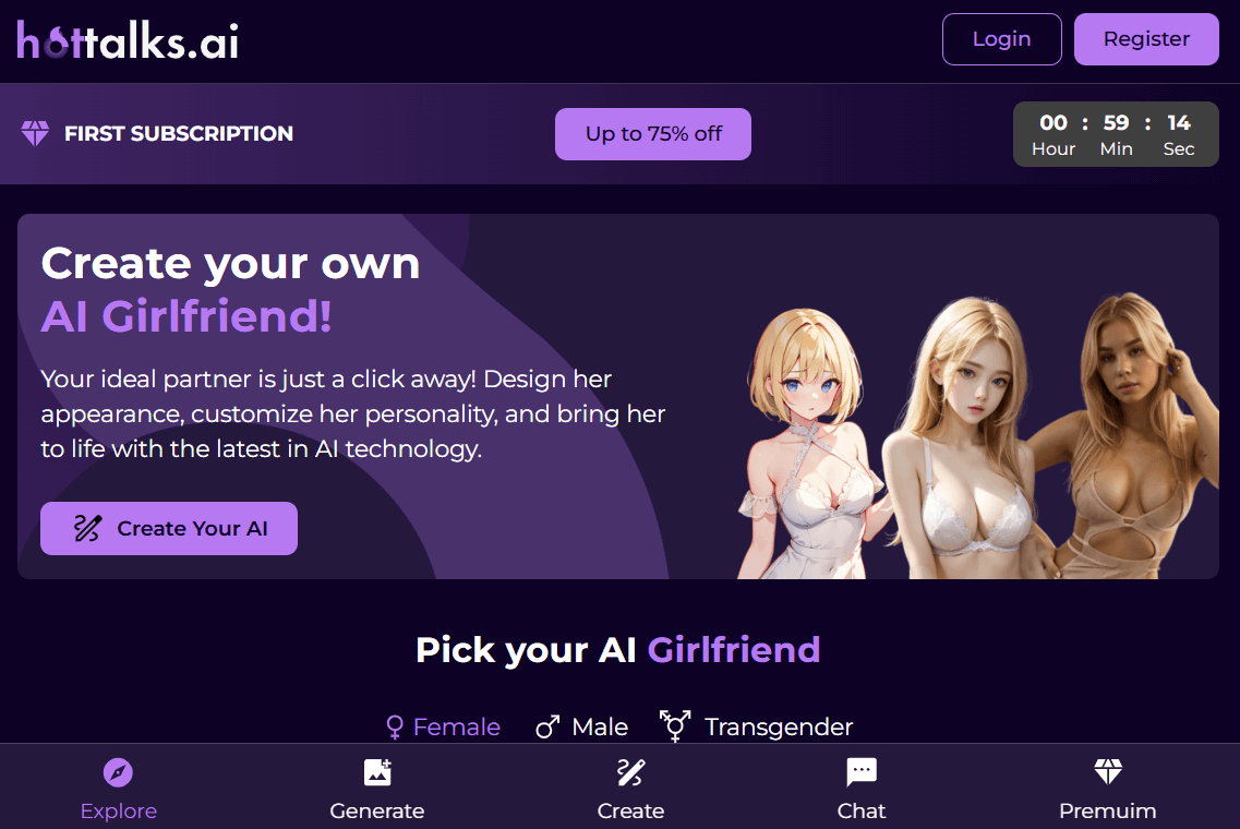 HotTalks AI Virtual Character Conversation