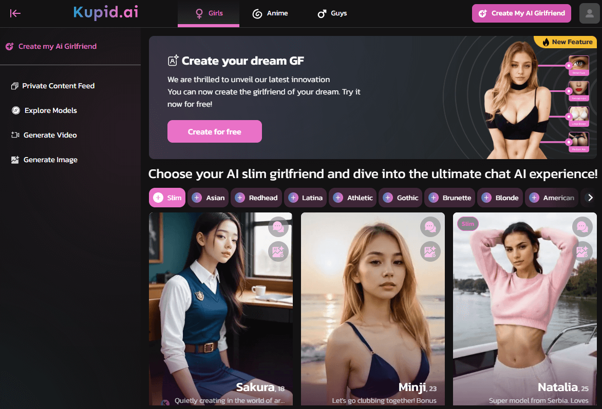 Candy AI Alternative : Kupid AI for Intimate Chats