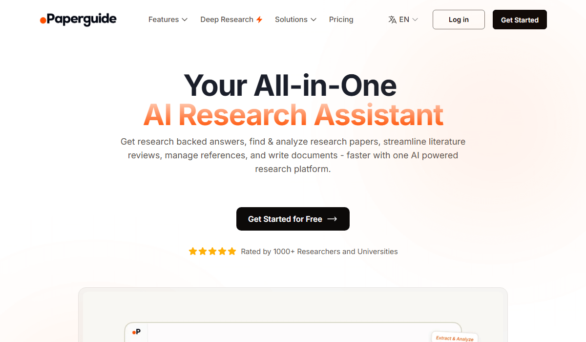 Paperguide—a Research Paperpal alternative