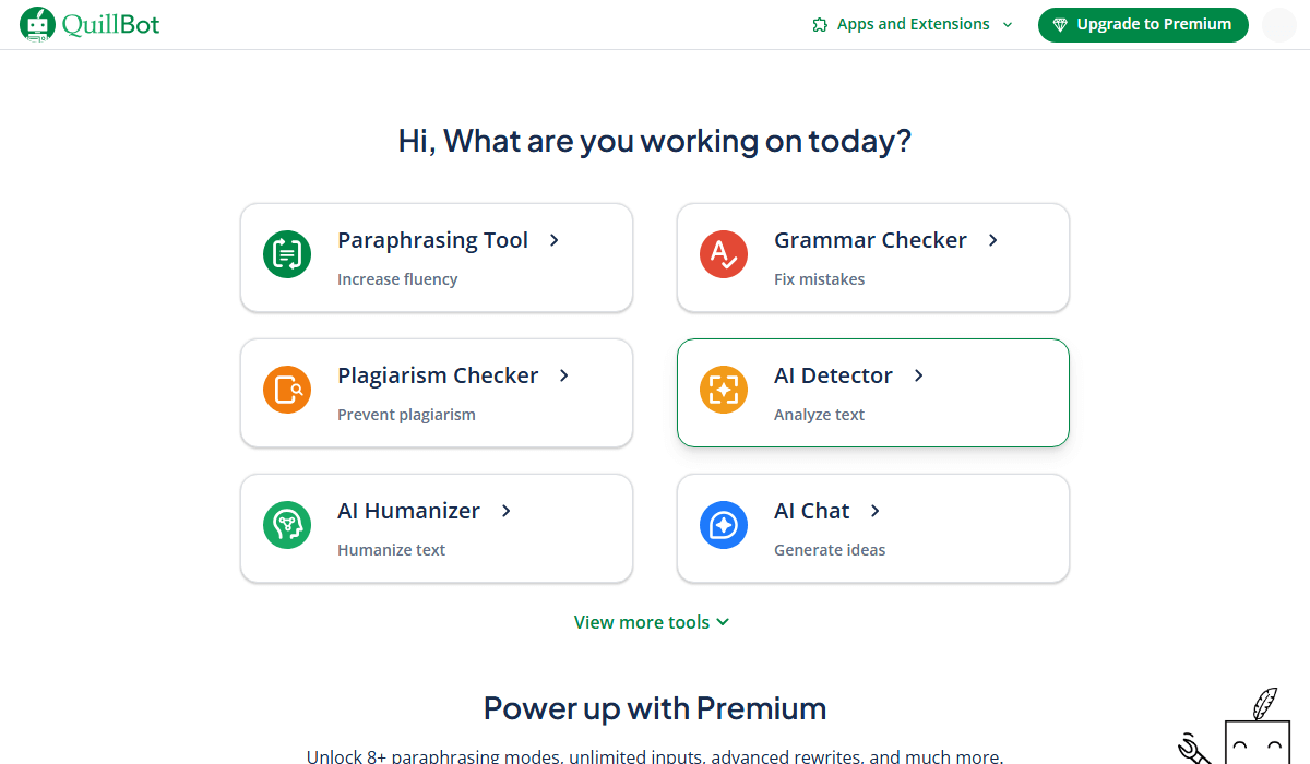 QuillBot—A StealthWriter Alternative that's a full writing toolbox