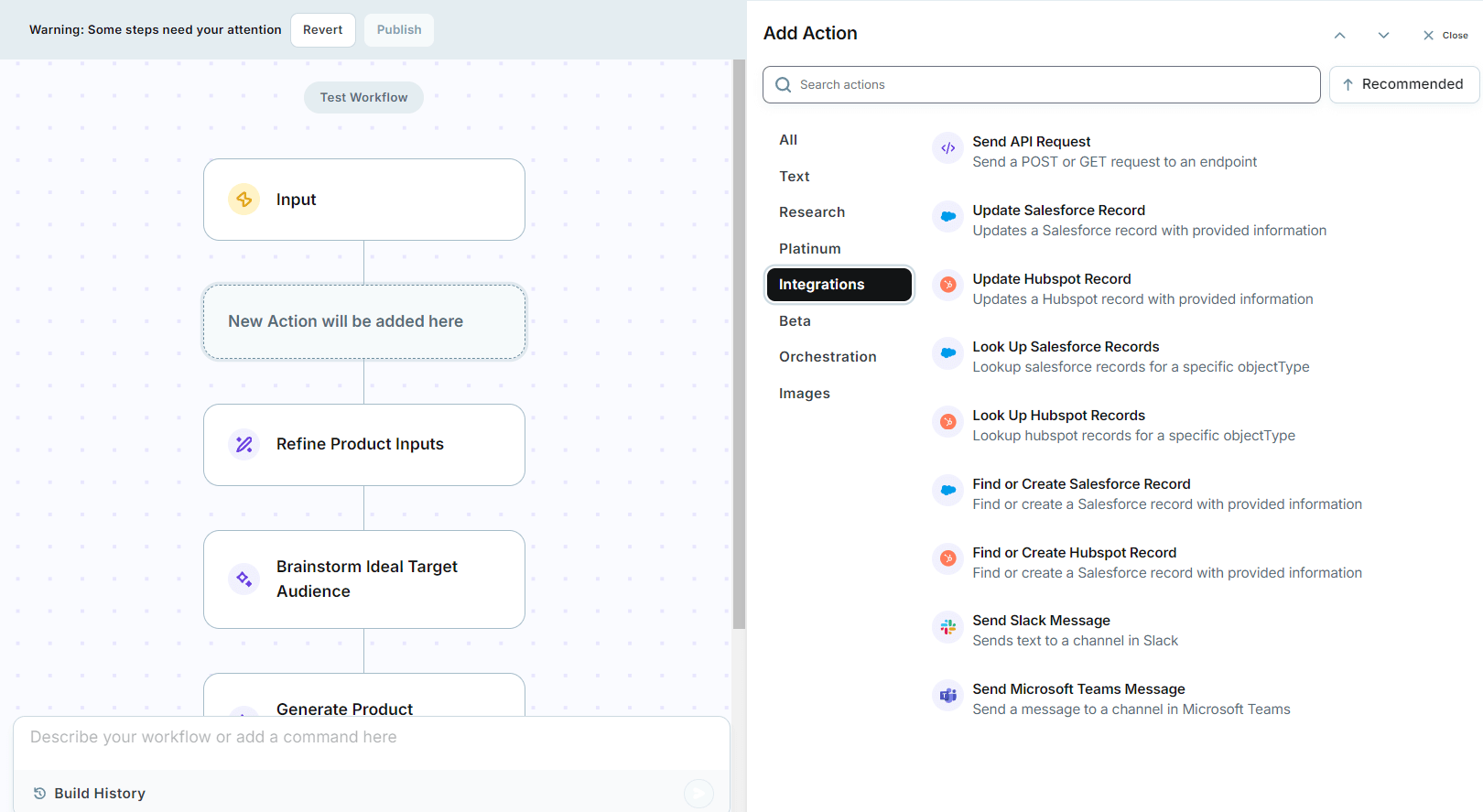 Copy.ai’s 2,000+ integrations are mainly for sales tools