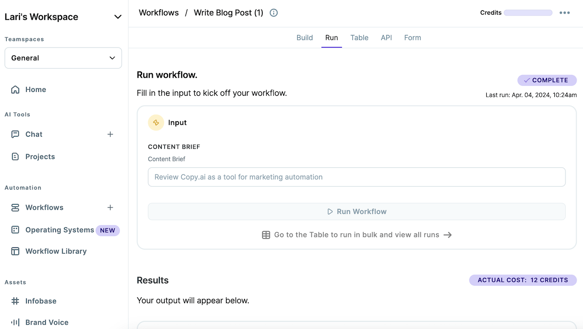 Copy AI streamlines business with automated workflows