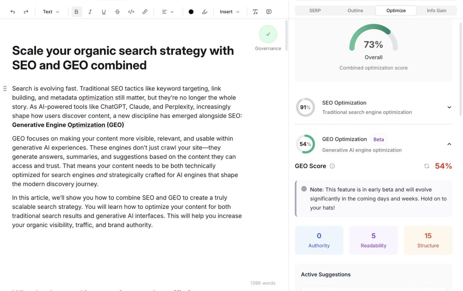 Frase excels in strategy with powerful content briefs