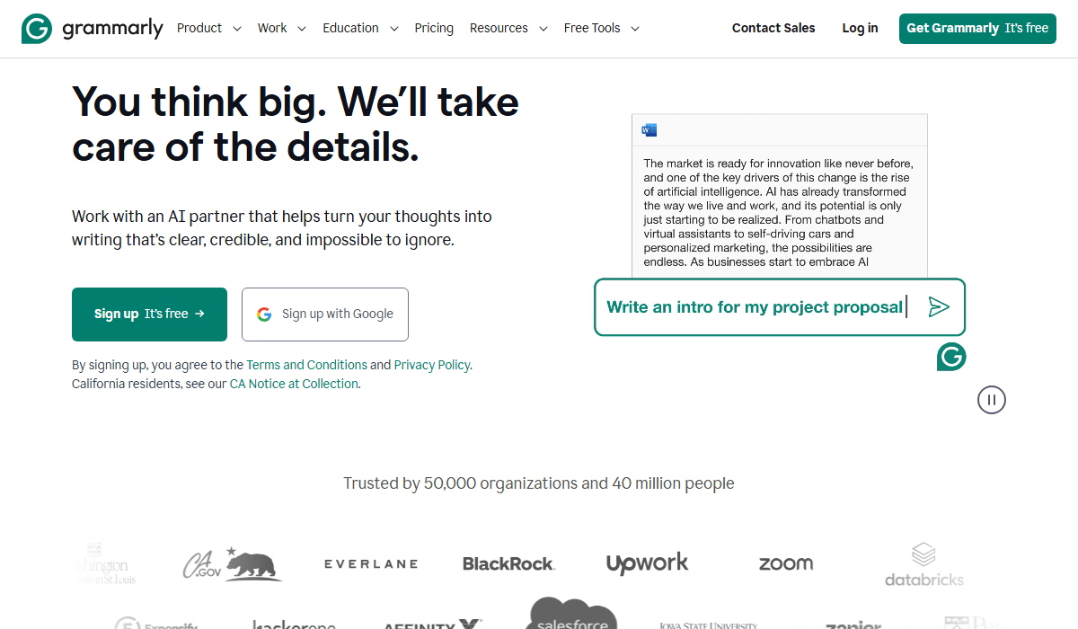 Grammarly final polish tool for drafts and AI writing
