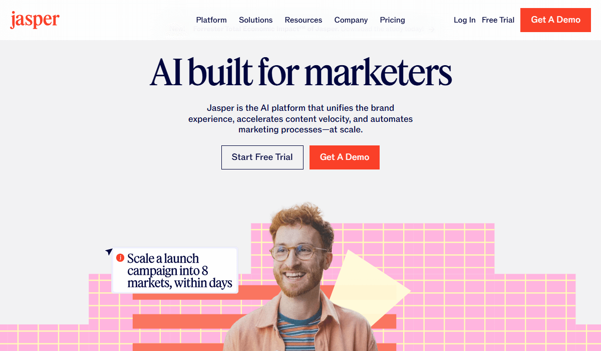 Jasper designed for professional marketing teams