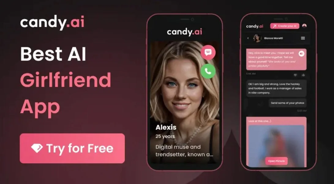 Candy AI romance focuses on intimate NSFW photos and videos