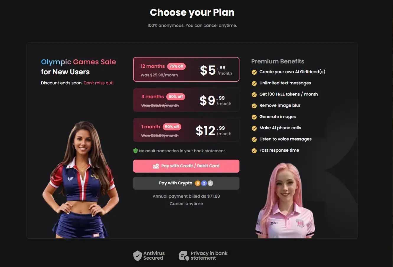 Candy AI Pricing Plan