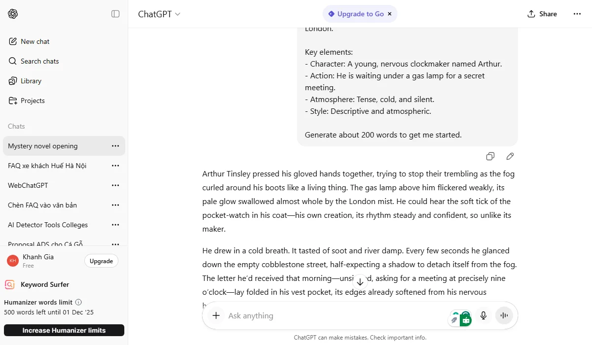ChatGPT creates raw output and beats the blank page