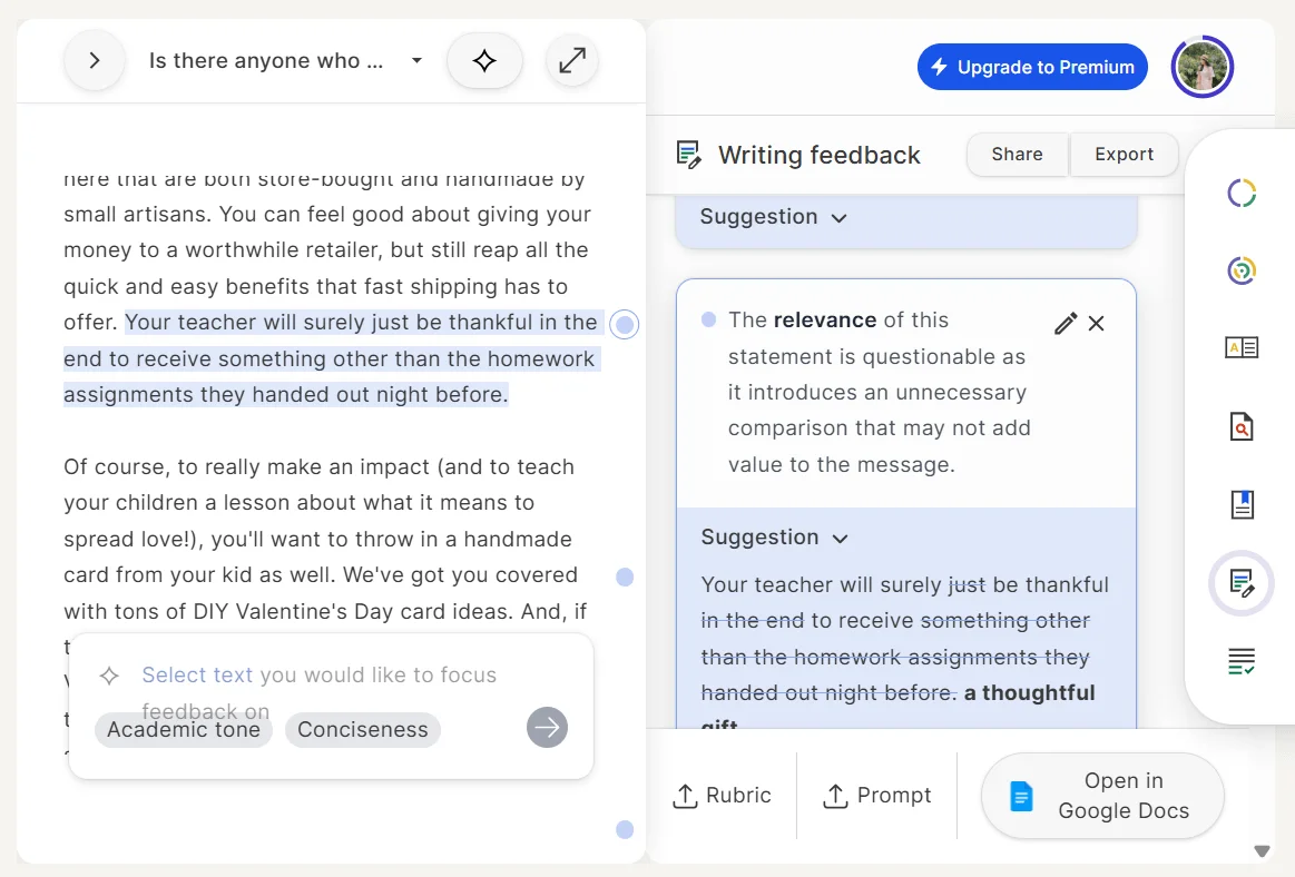 GPTZero lacks deep transformative editing compared to QuillBot