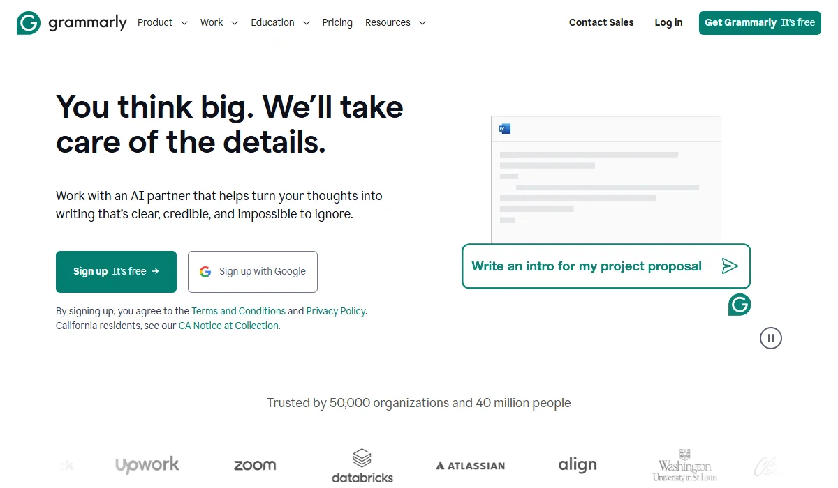 Grammarly is an AI assistant for everyday writing