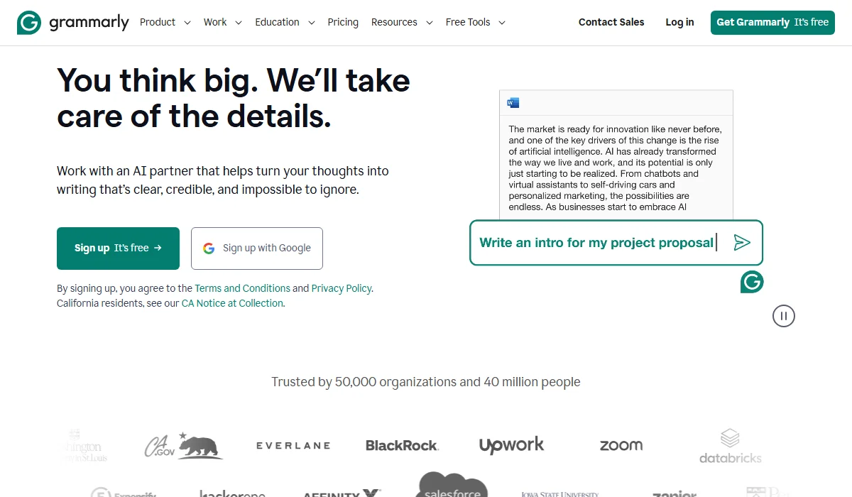 Grammarly enhances clarity and tone with advanced AI assistance