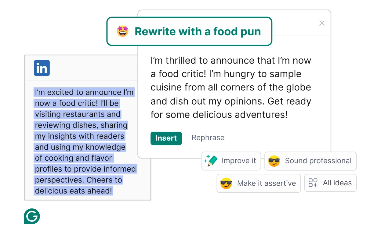 Grammarly checks grammar in real-time without interruption