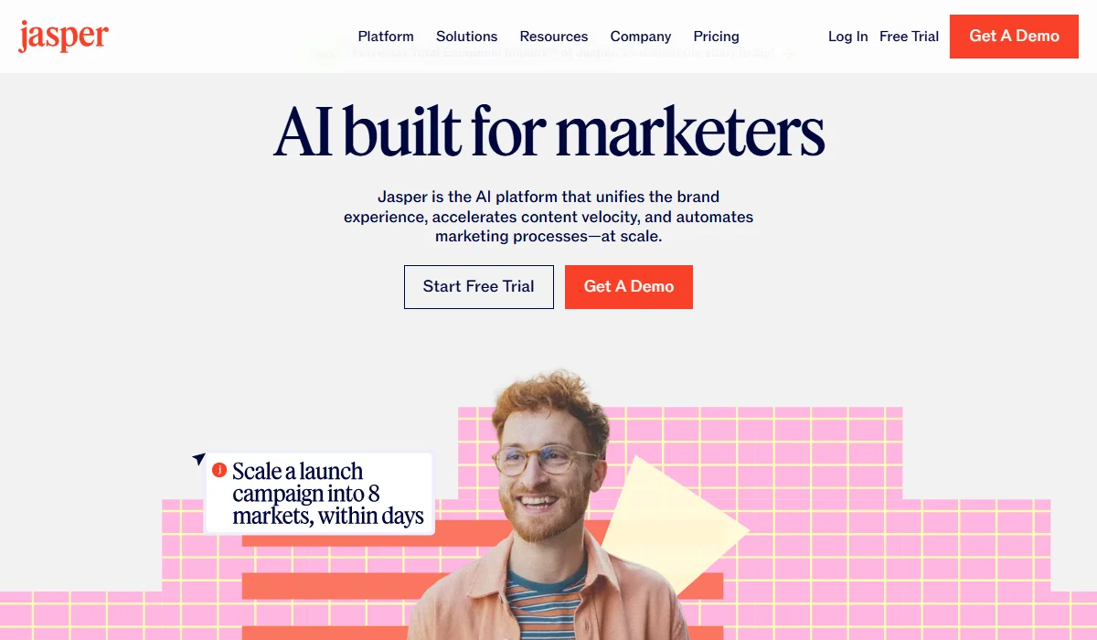 Jasper for scaling content with consistent brand voice