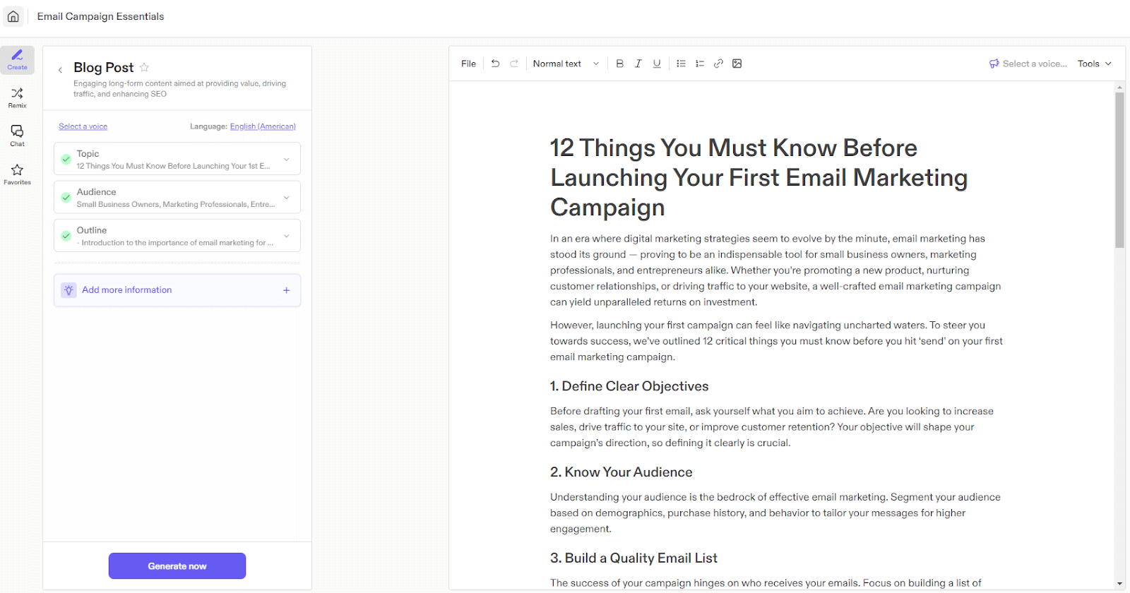 Jasper as a creative partner for overcoming writer's block