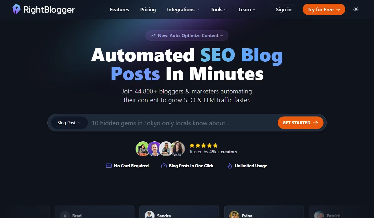 RightBlogger is built by bloggers to empower content creators