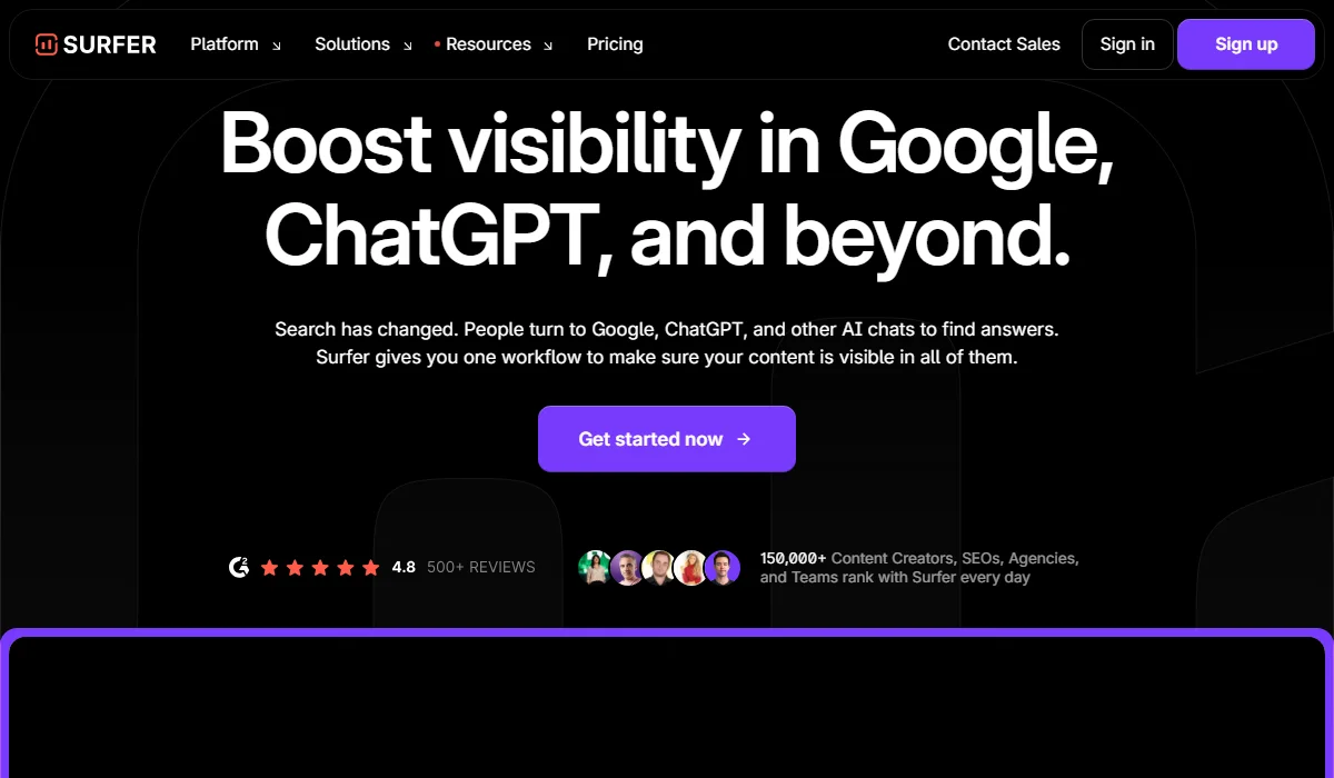 Surfer SEO is a data-driven strategist for rankings