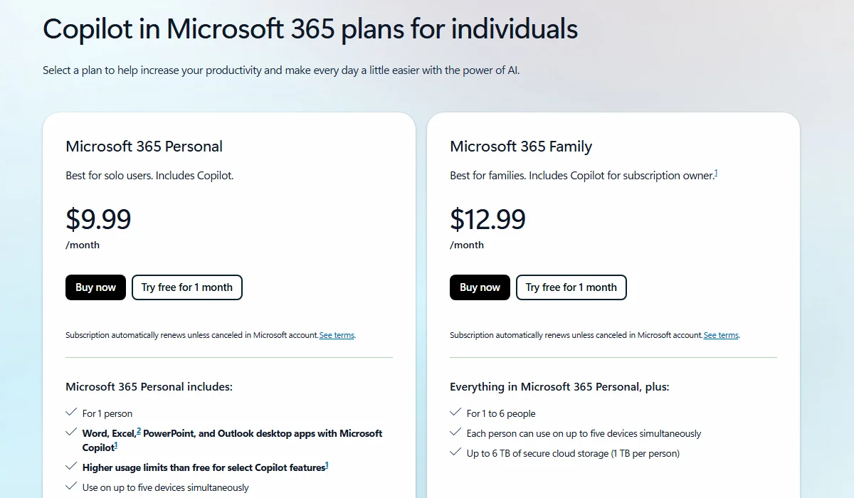 Copilot Pricing Plan