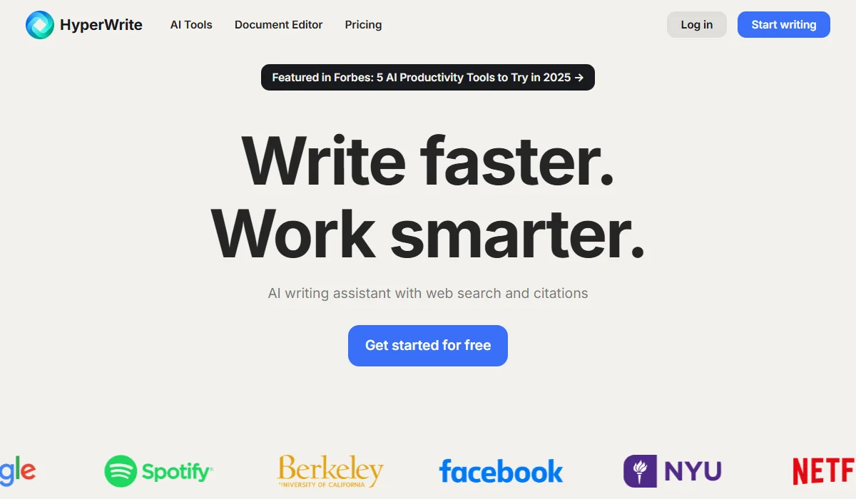 HyperWrite is an affordable AI assistant with GPT-4, TypeAhead, and Scholar AI. 
