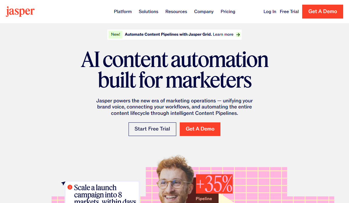 Jasper is the premium AI for brand consistency and high-quality output.