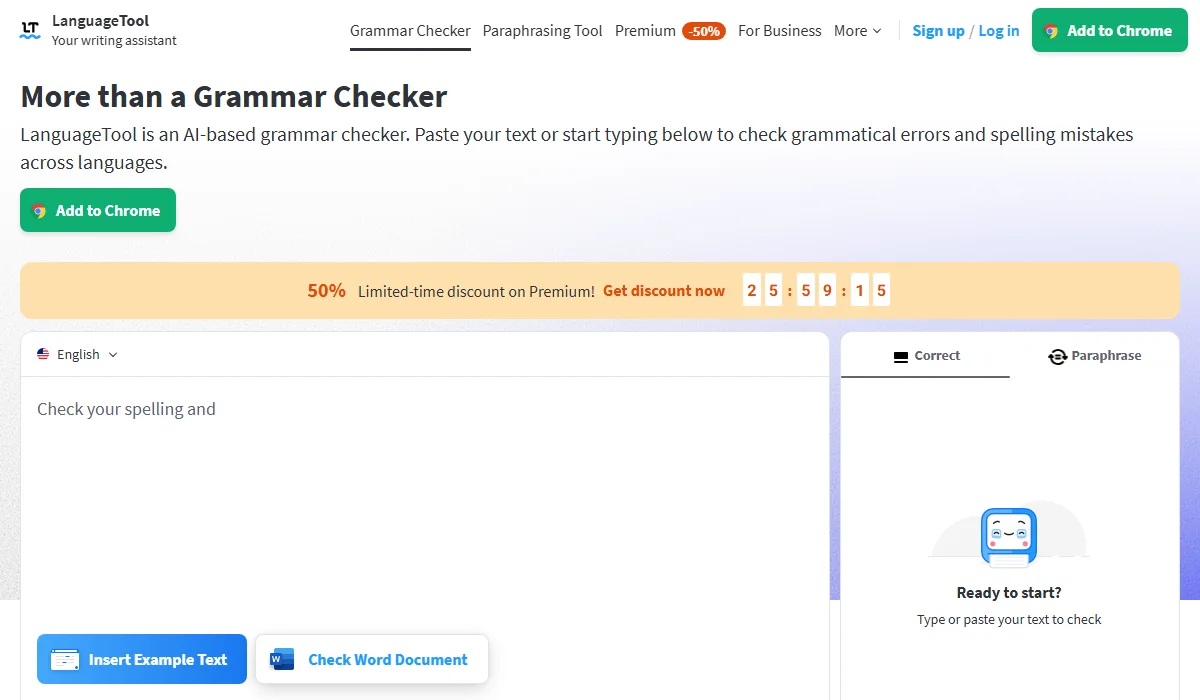 LanguageTool is an open-source grammar checker supporting 30+ languages and GDPR.