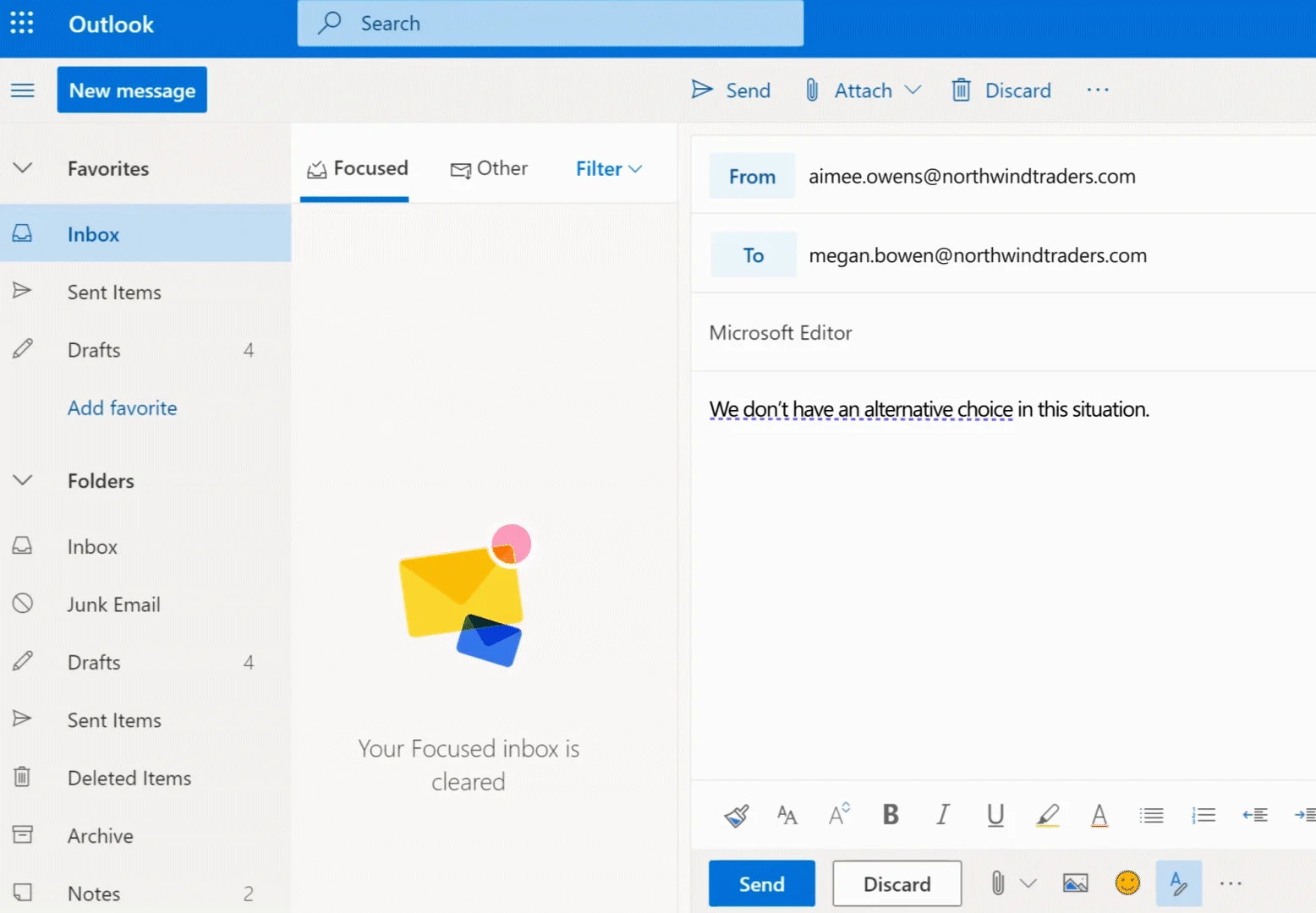 AI writing assistant integrated into Microsoft 365. 