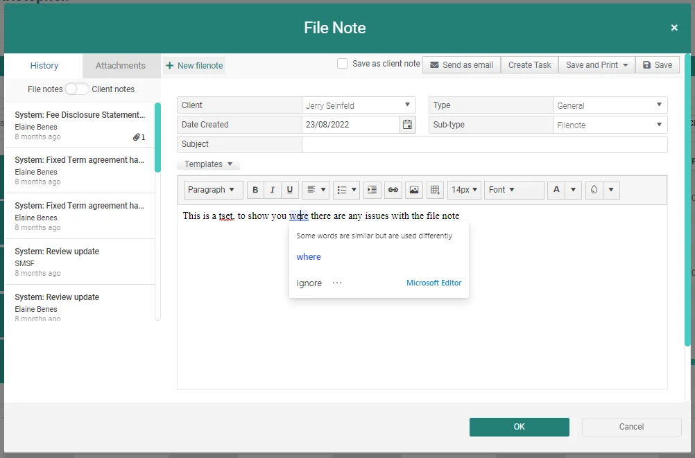 Microsoft Editor suffices for casual writing needs.